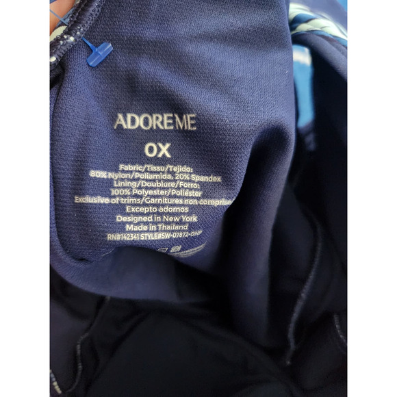 NWT AdoreMe Womens High Waisted One Piece Swimsuit 0x - Picture 6 of 8